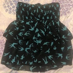 Double Layer Ruffle Skirt